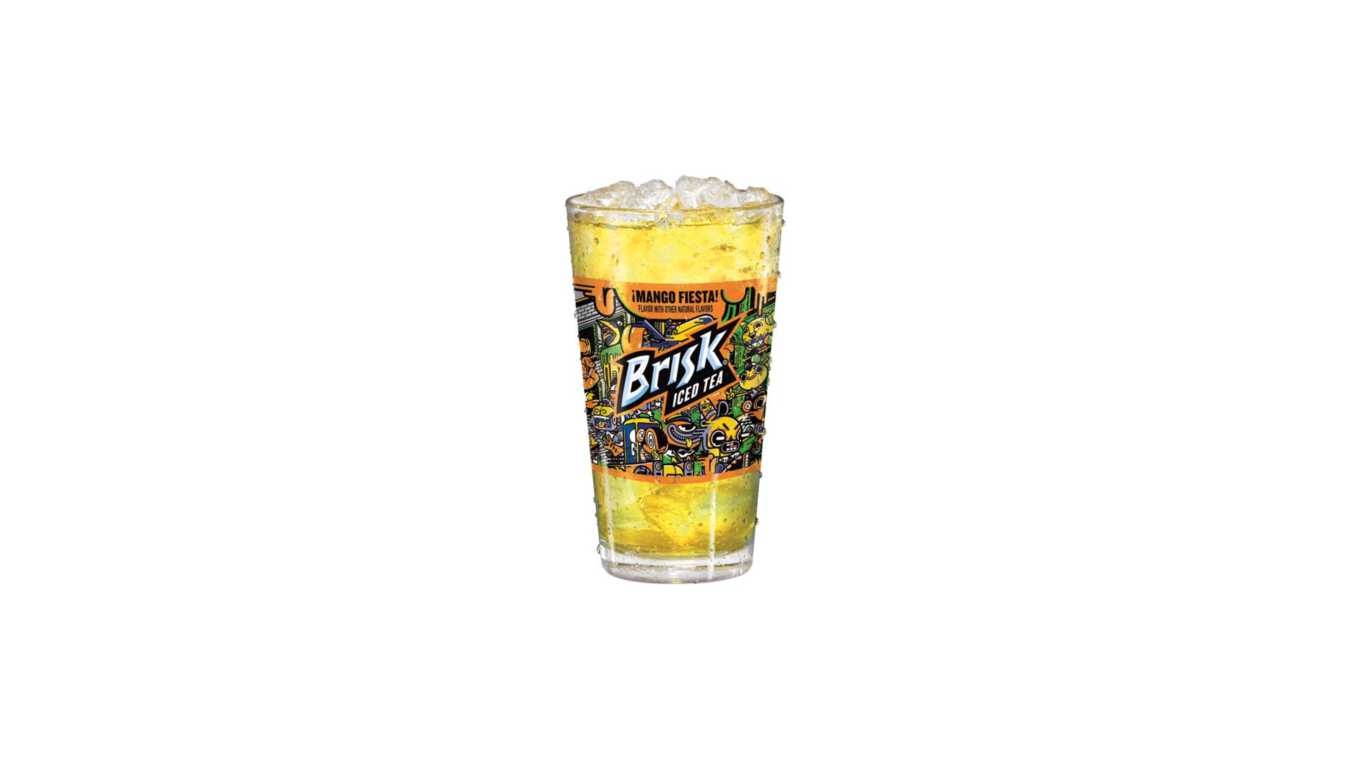 Brisk Iced Tea Mango Fiesta - Glass Fountain Cup 