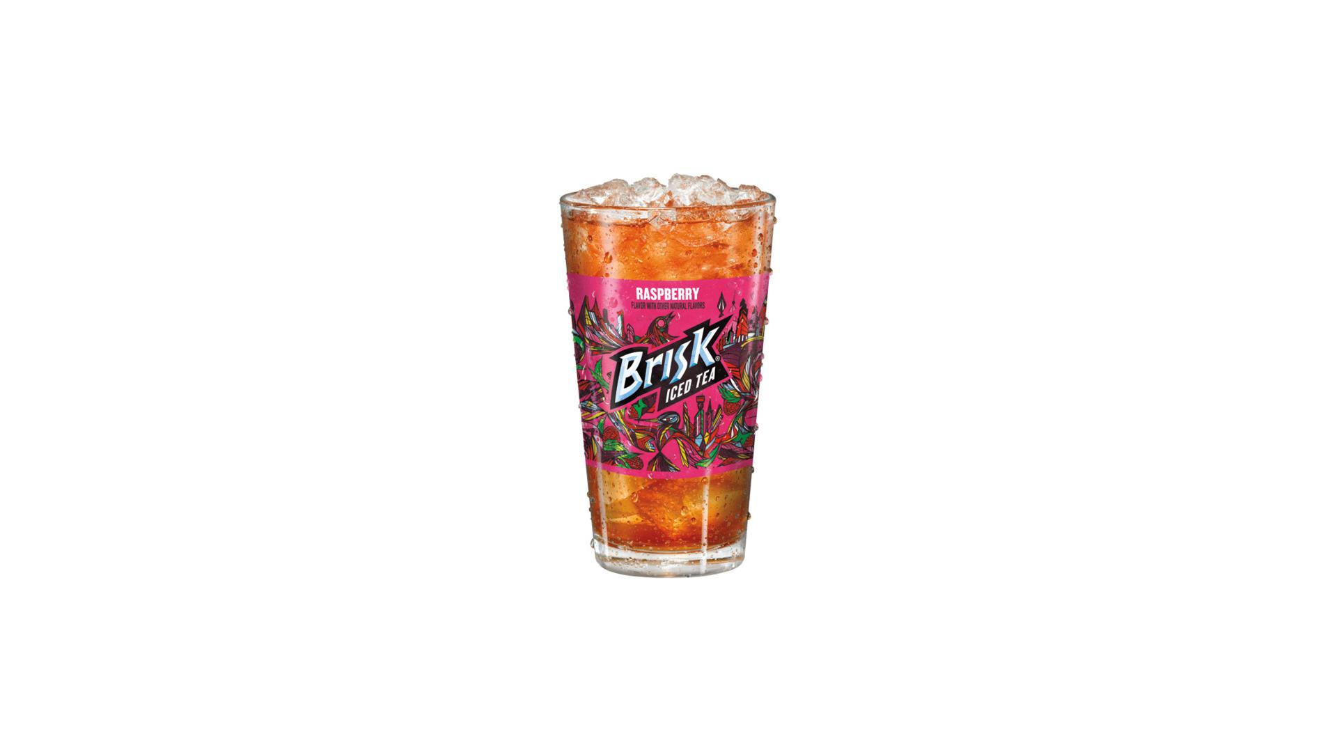 Brisk Iced Tea Raspberry - Glass Fountain Cup