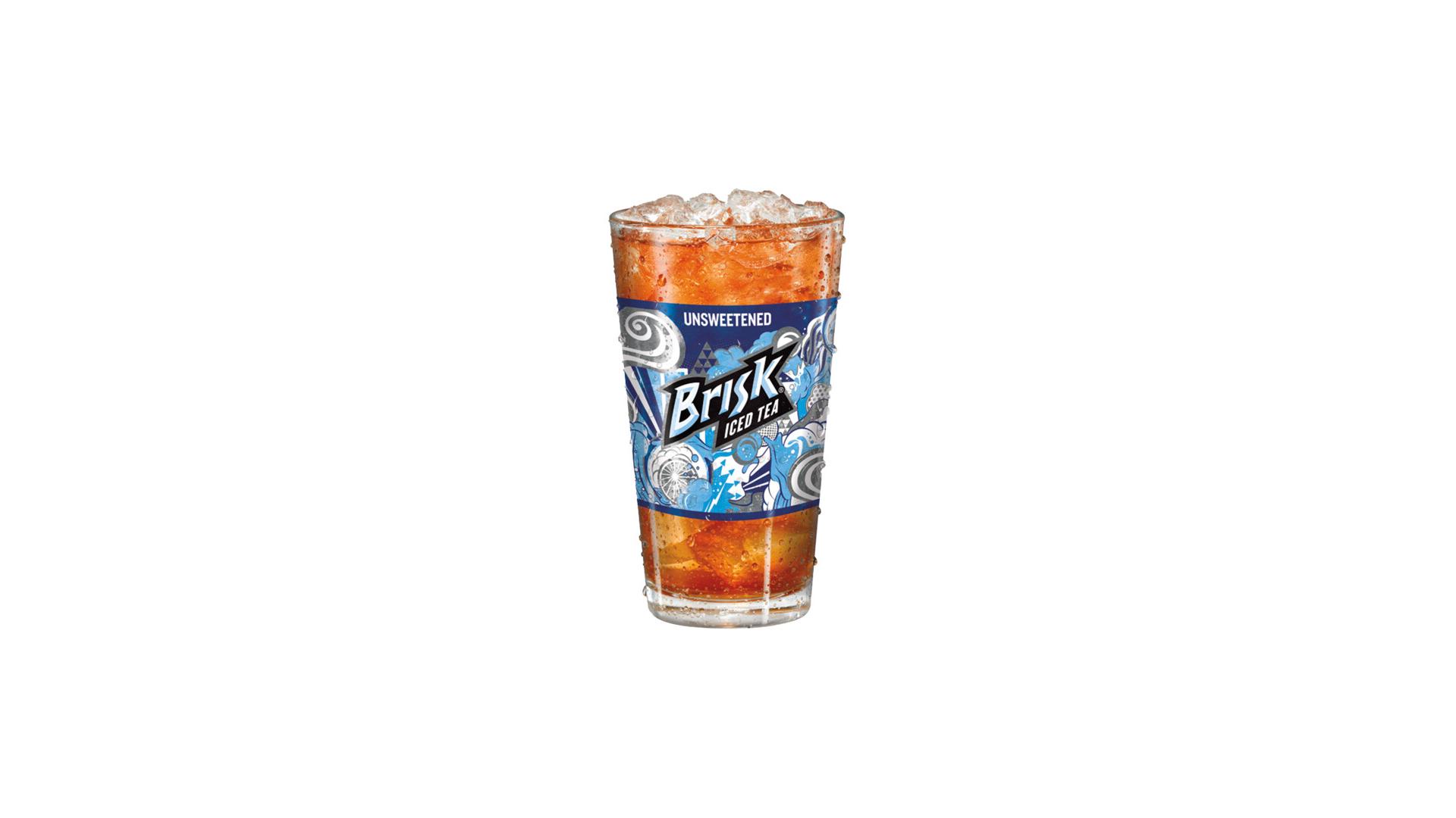 Brisk Iced Tea Unsweetened - Glass Fountain Cup