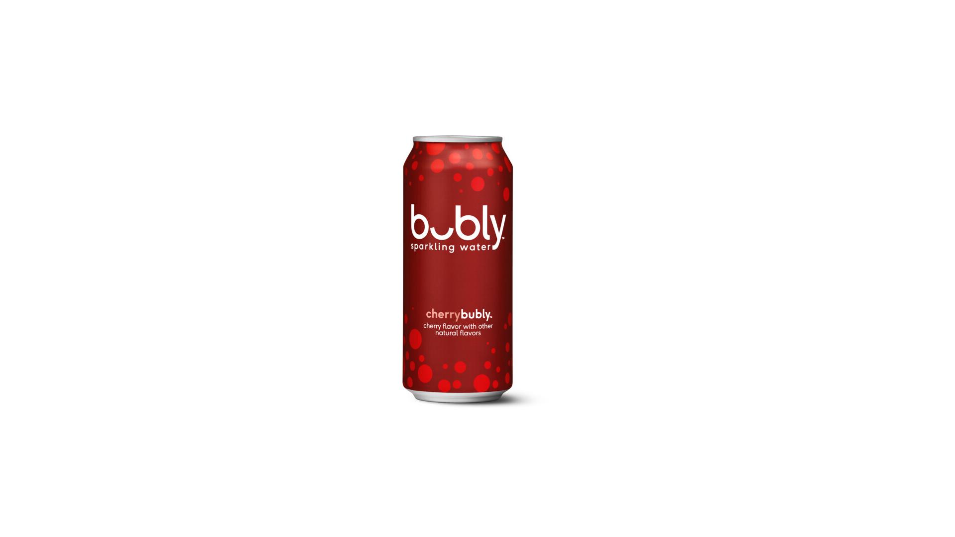 Bubly Sparkling Water Cherry - 16 oz Can