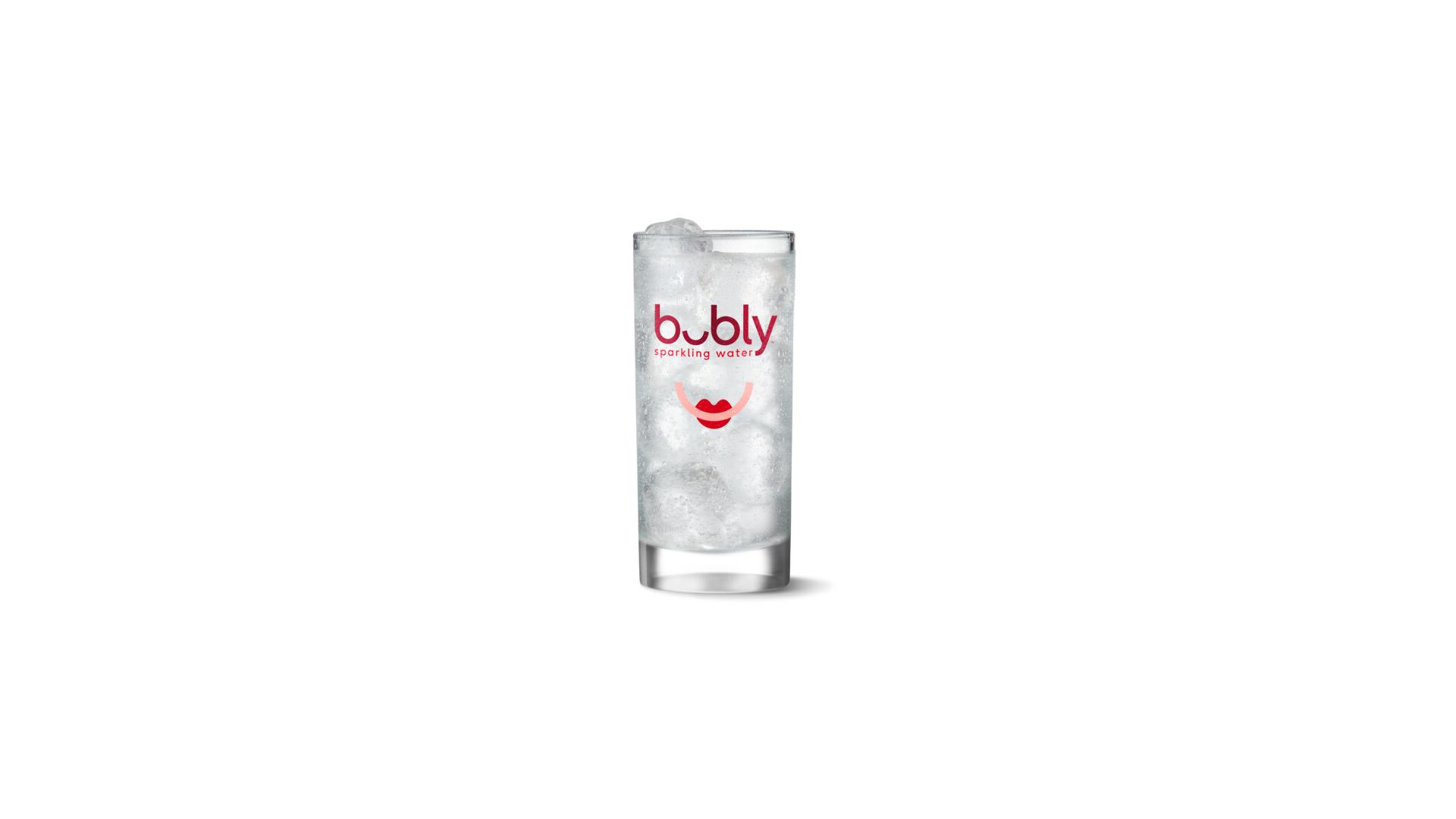 Bubly Sparkling Water Cherry - Glass Tumbler