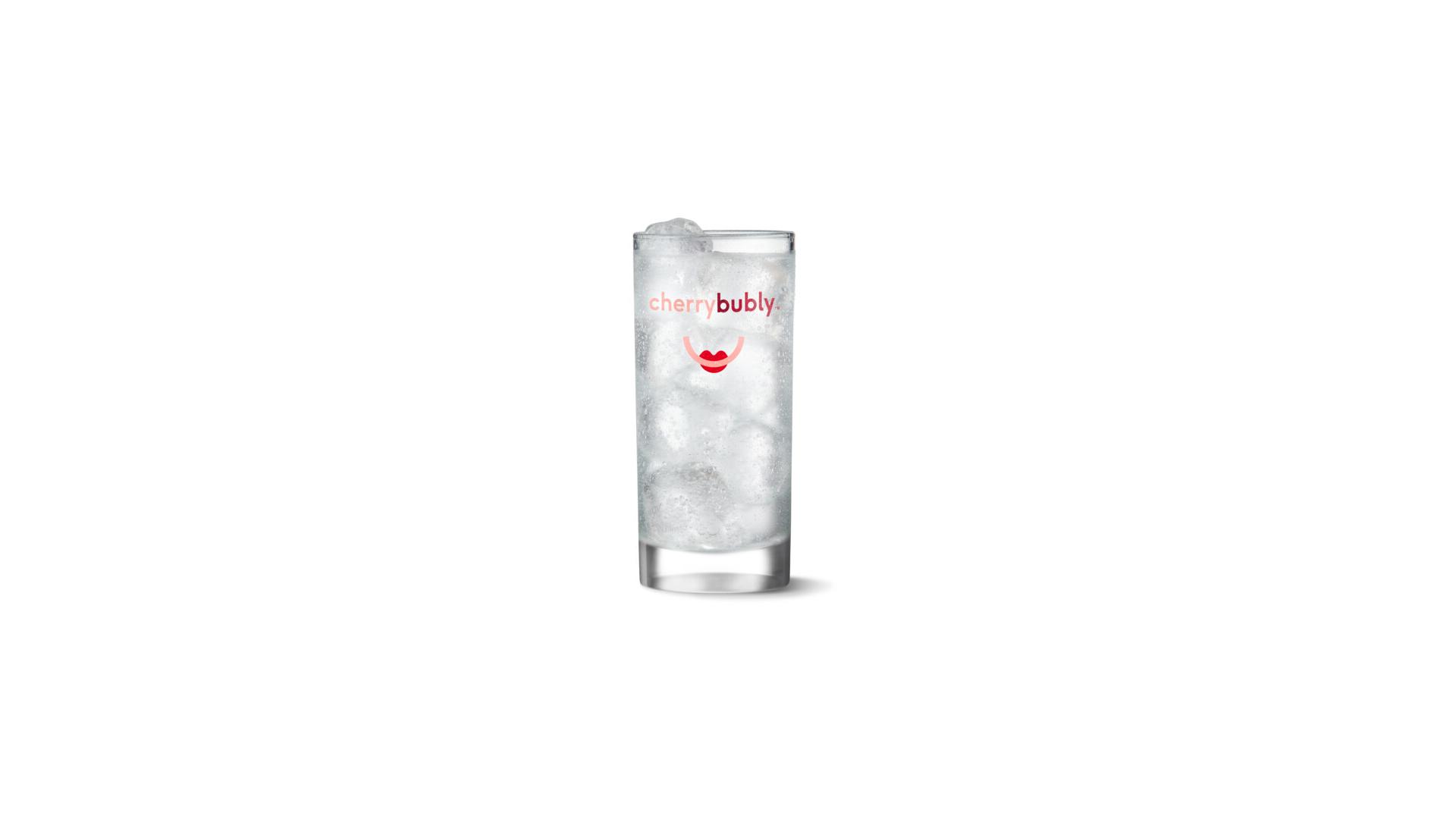 Bubly Sparkling Water Cherry - Glass Tumbler