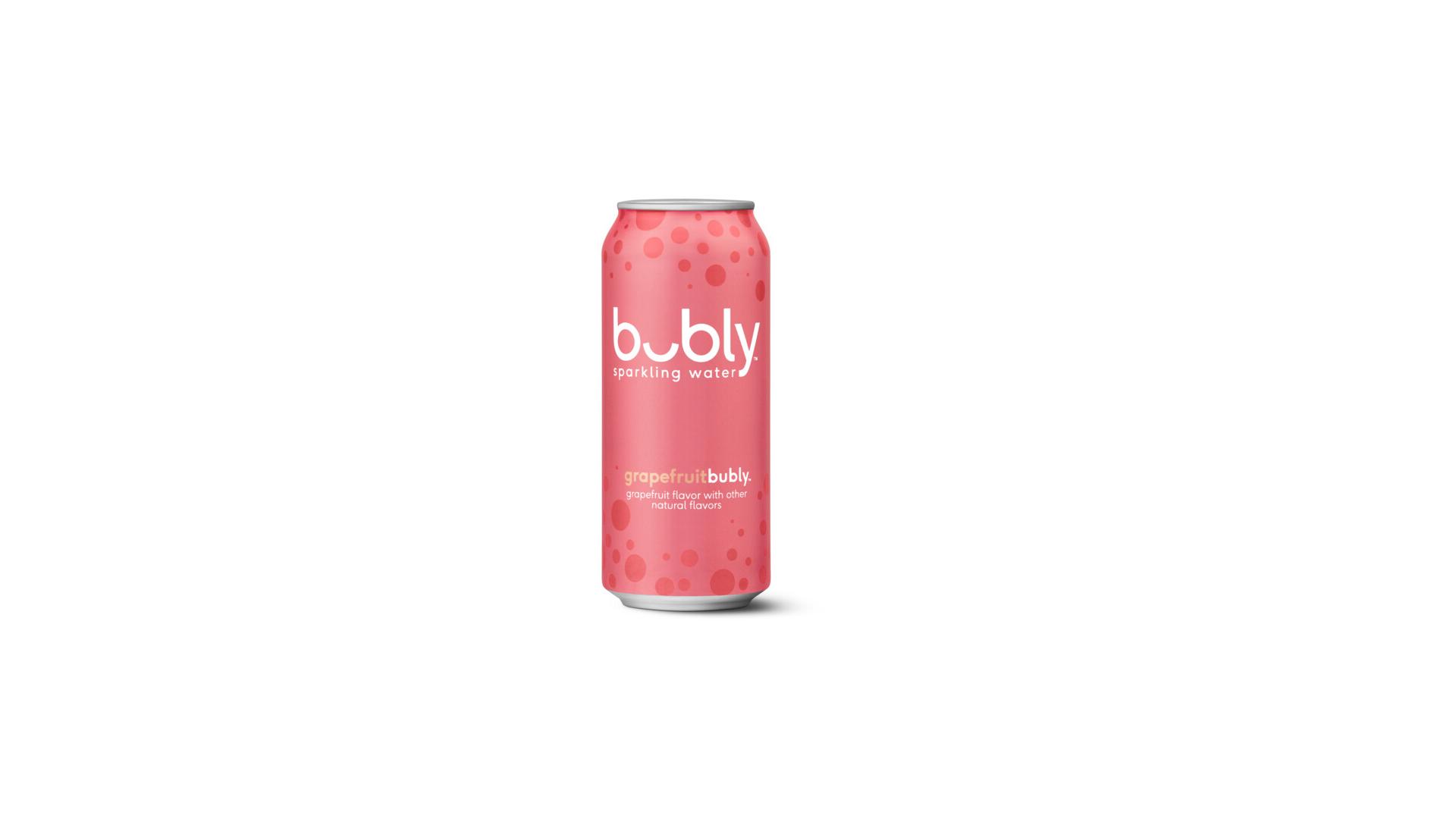 Bubly Sparkling Water Grapefruit - 16 oz Can