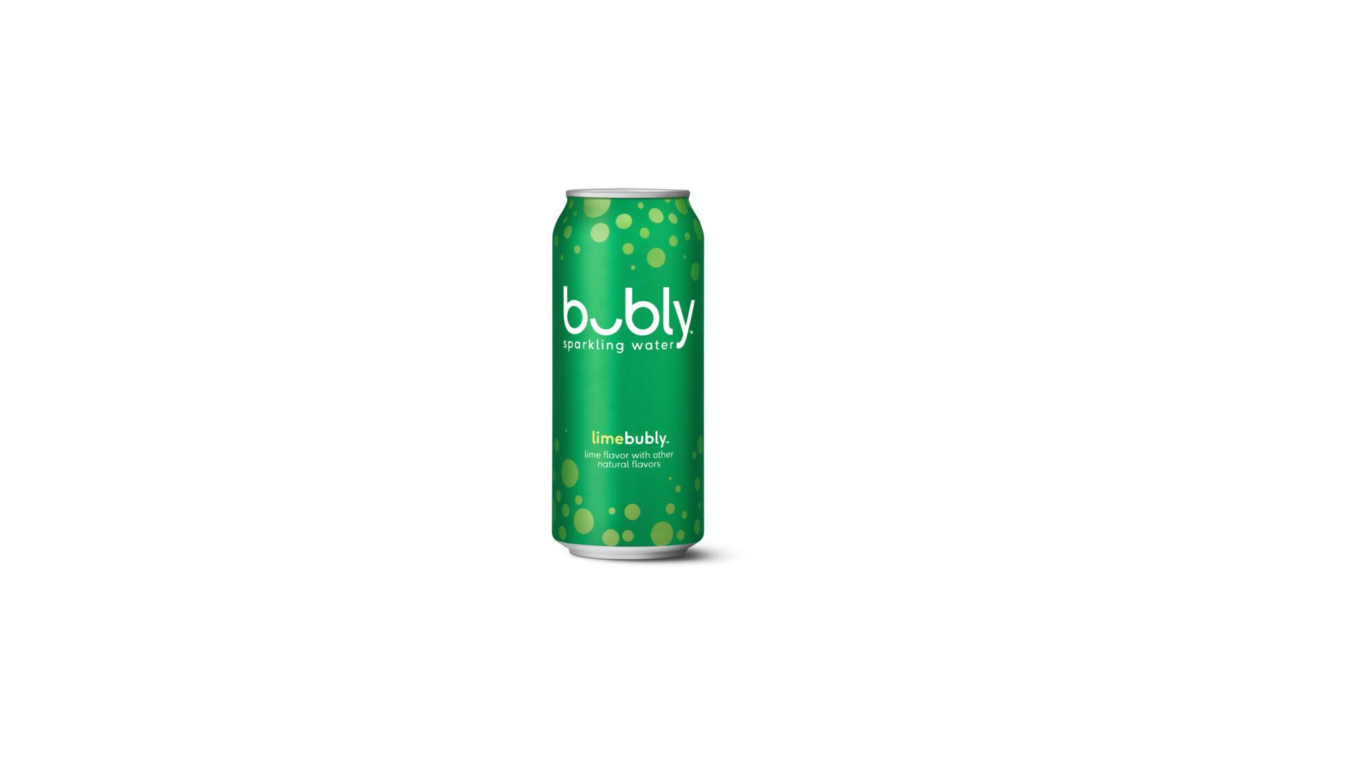 Bubly Sparkling Water Lime - 16 oz Can