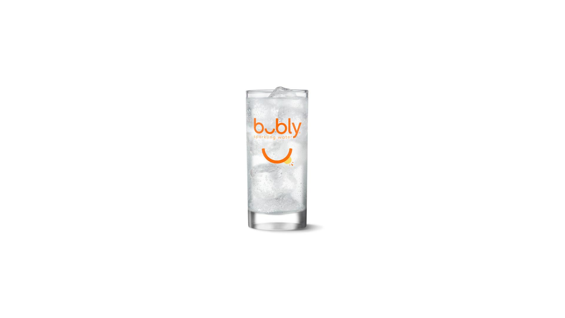 Bubly Sparkling Water Orange - Glass Tumbler