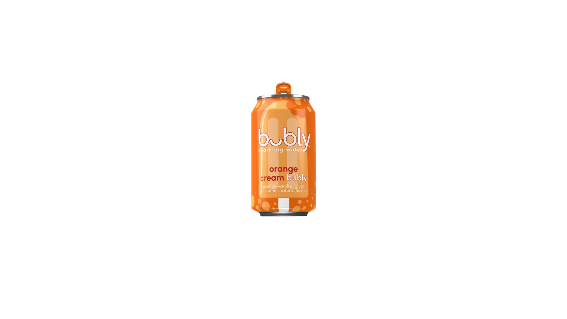 Bubly Sparkling Water Orange Cream - 12 oz Can