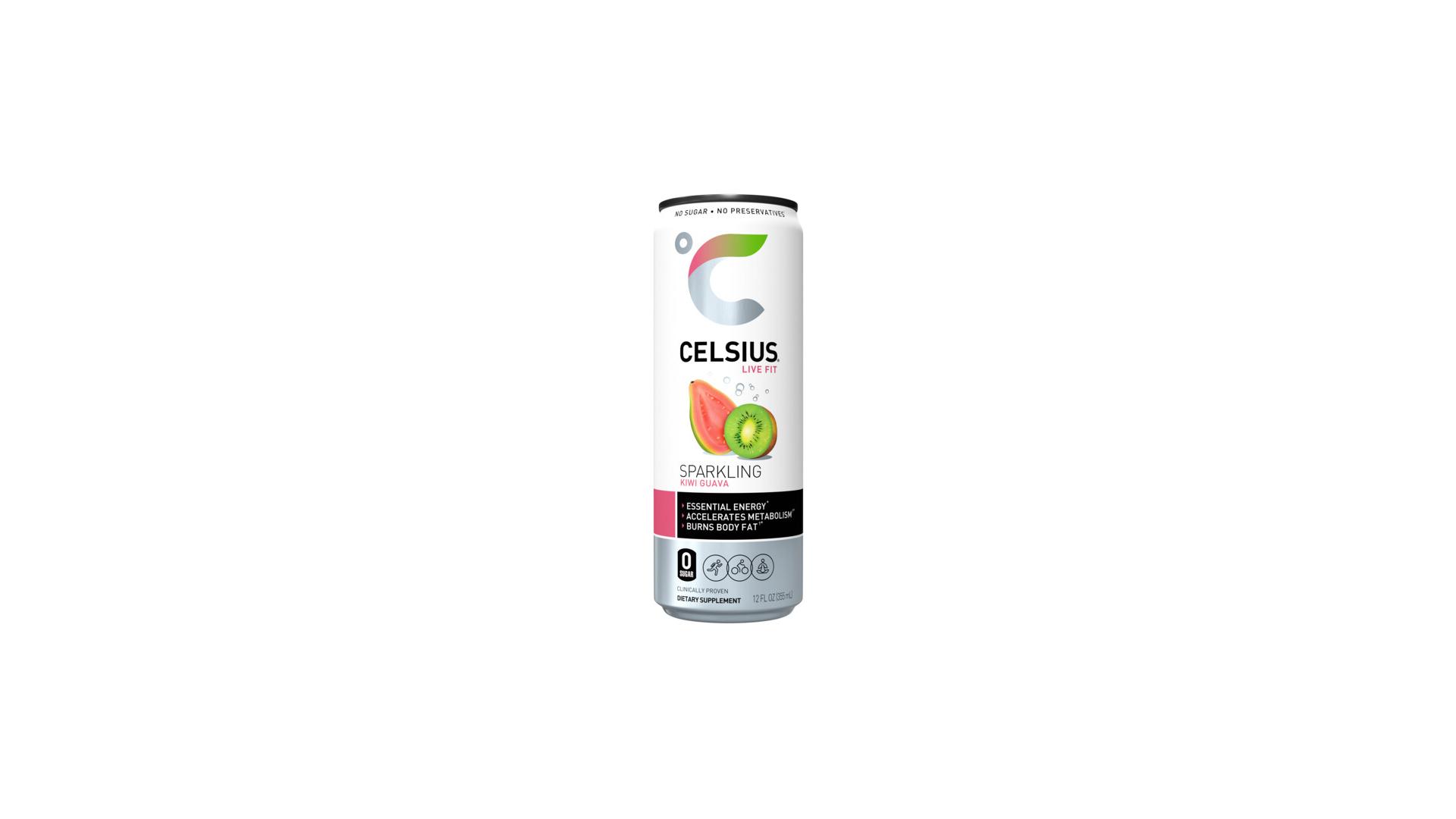 Celsius Sparkling Kiwi Guava - 12 oz Can