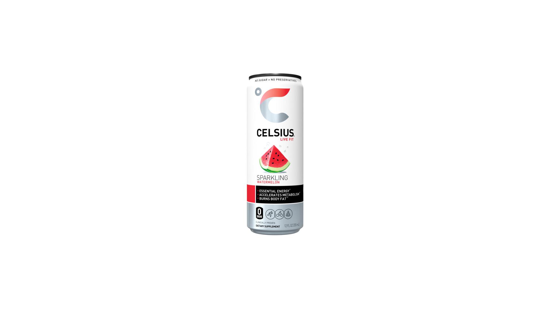 Celsius Sparkling Watermelon - 12 oz Can