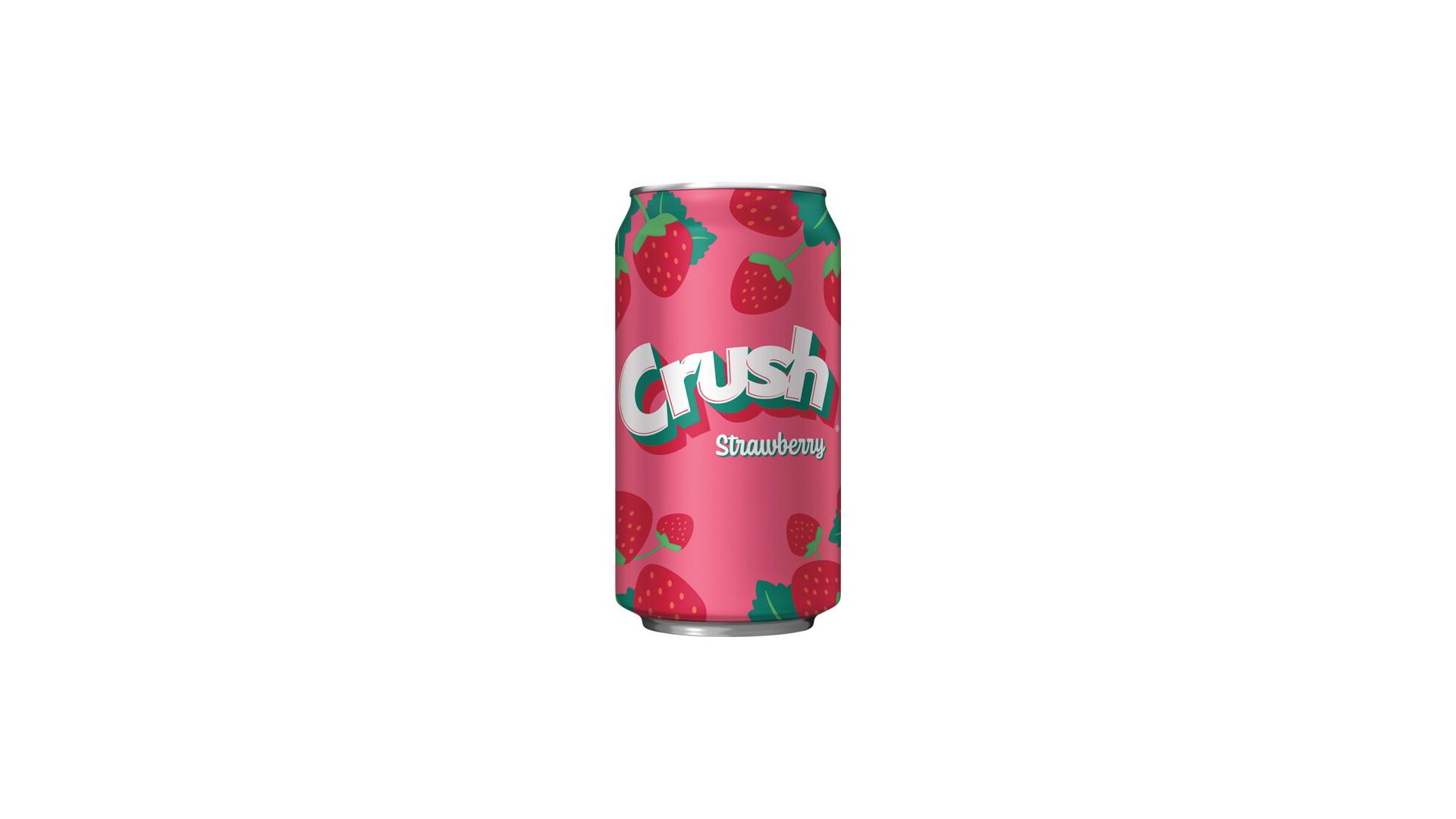 Crush Strawberry - 12 oz Can