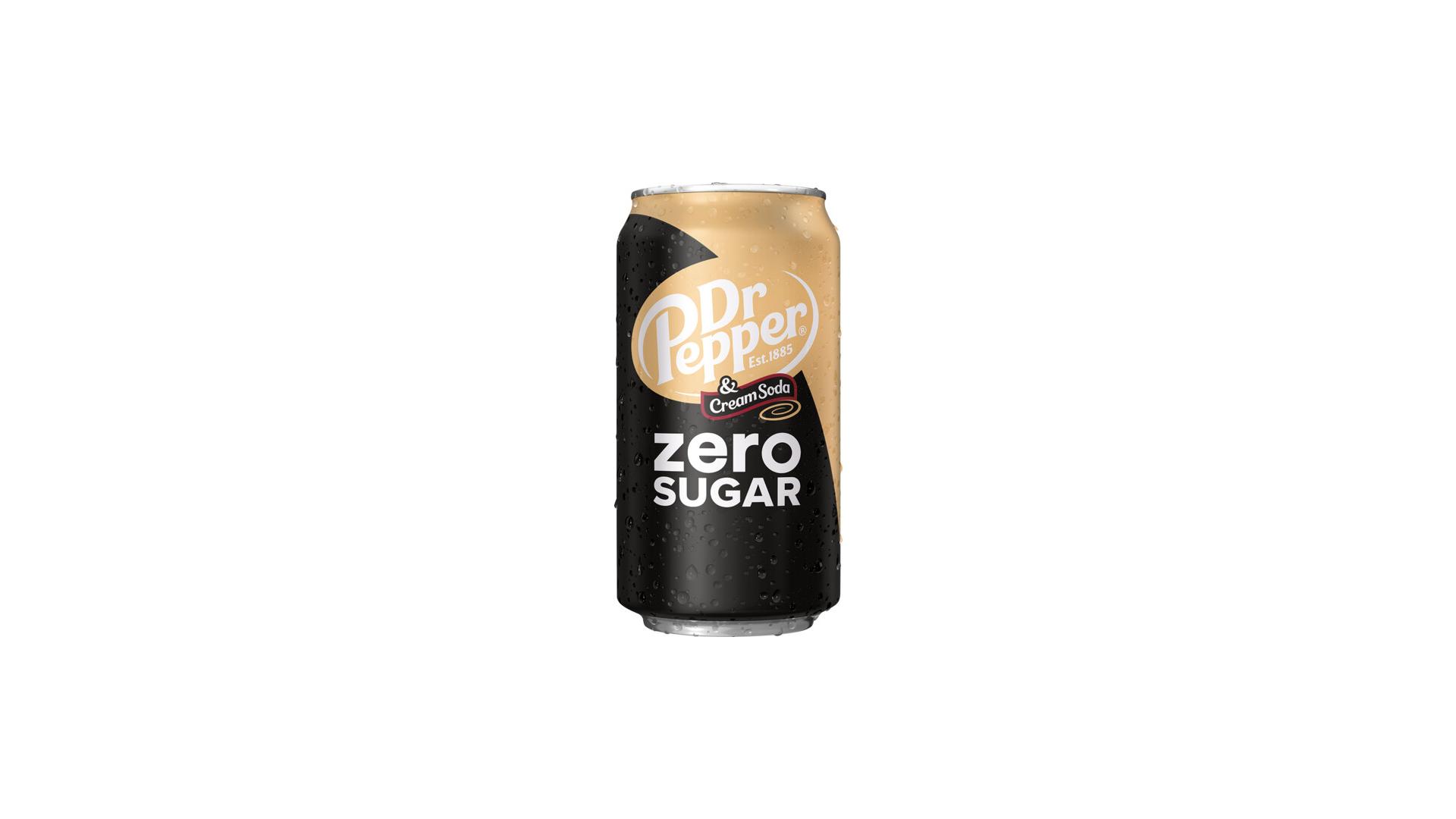 Dr Pepper Cream Soda Zero Sugar - 12 oz Can