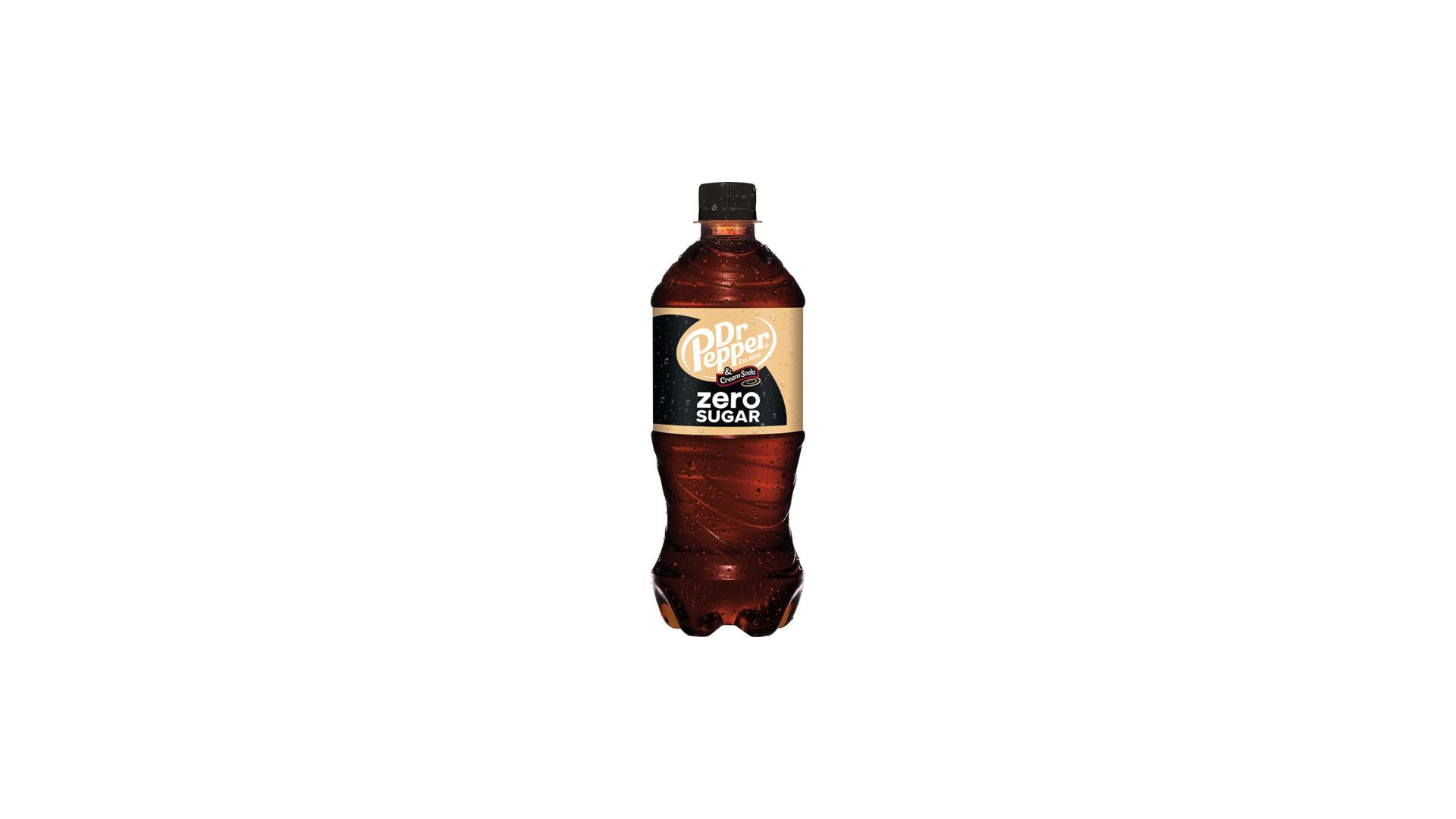 Dr Pepper Cream Soda Zero Sugar - 20 oz Bottle