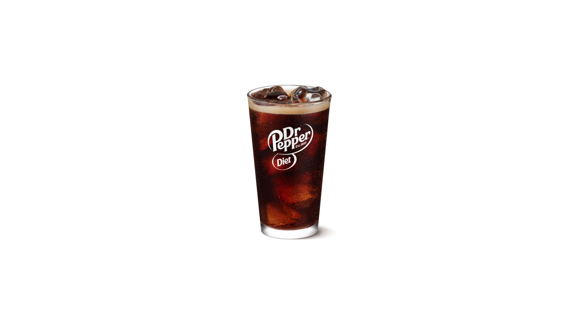 Dr Pepper Diet - Glass Fountain Cup