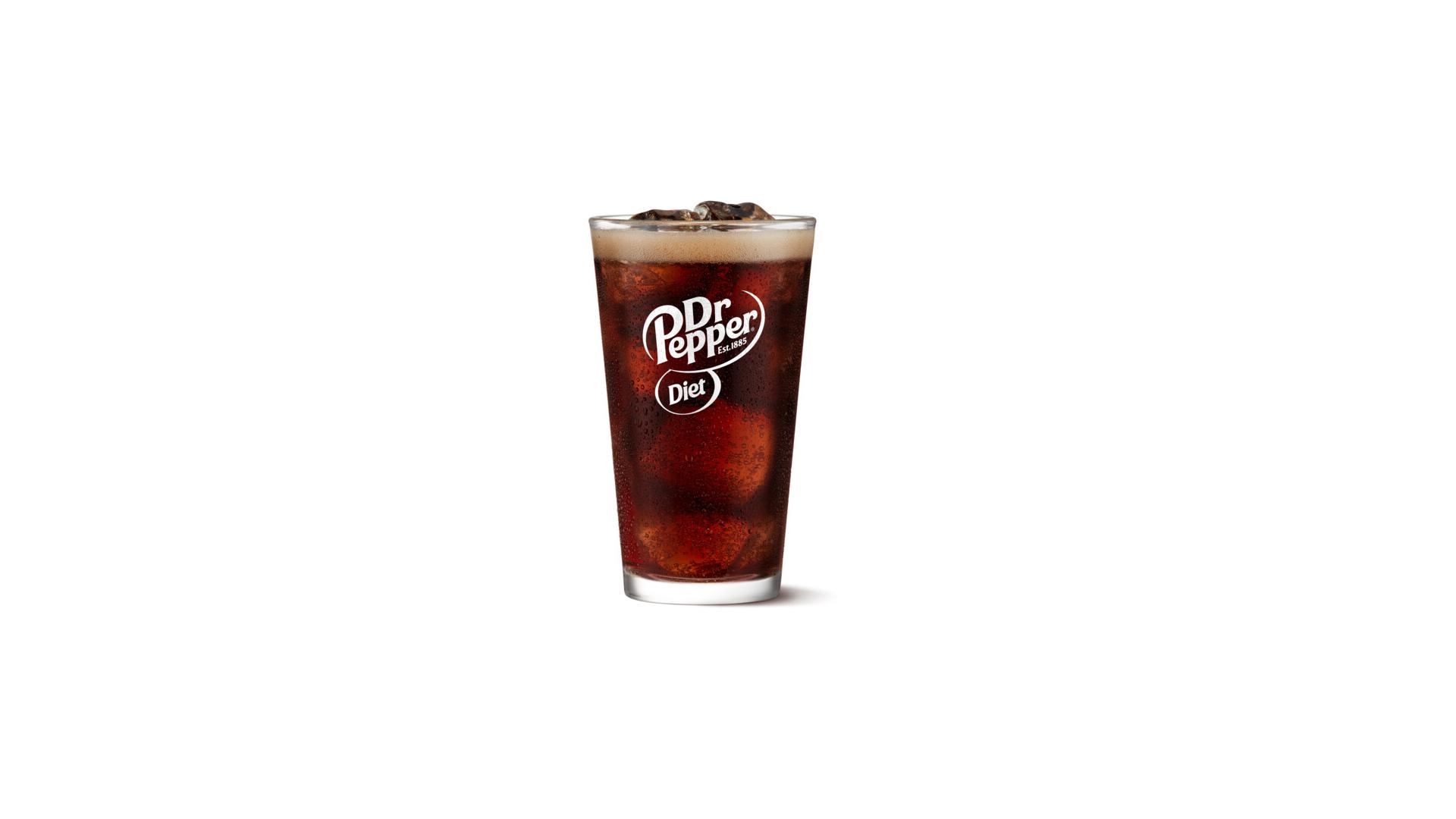 Dr Pepper Diet - Glass Fountain Cup