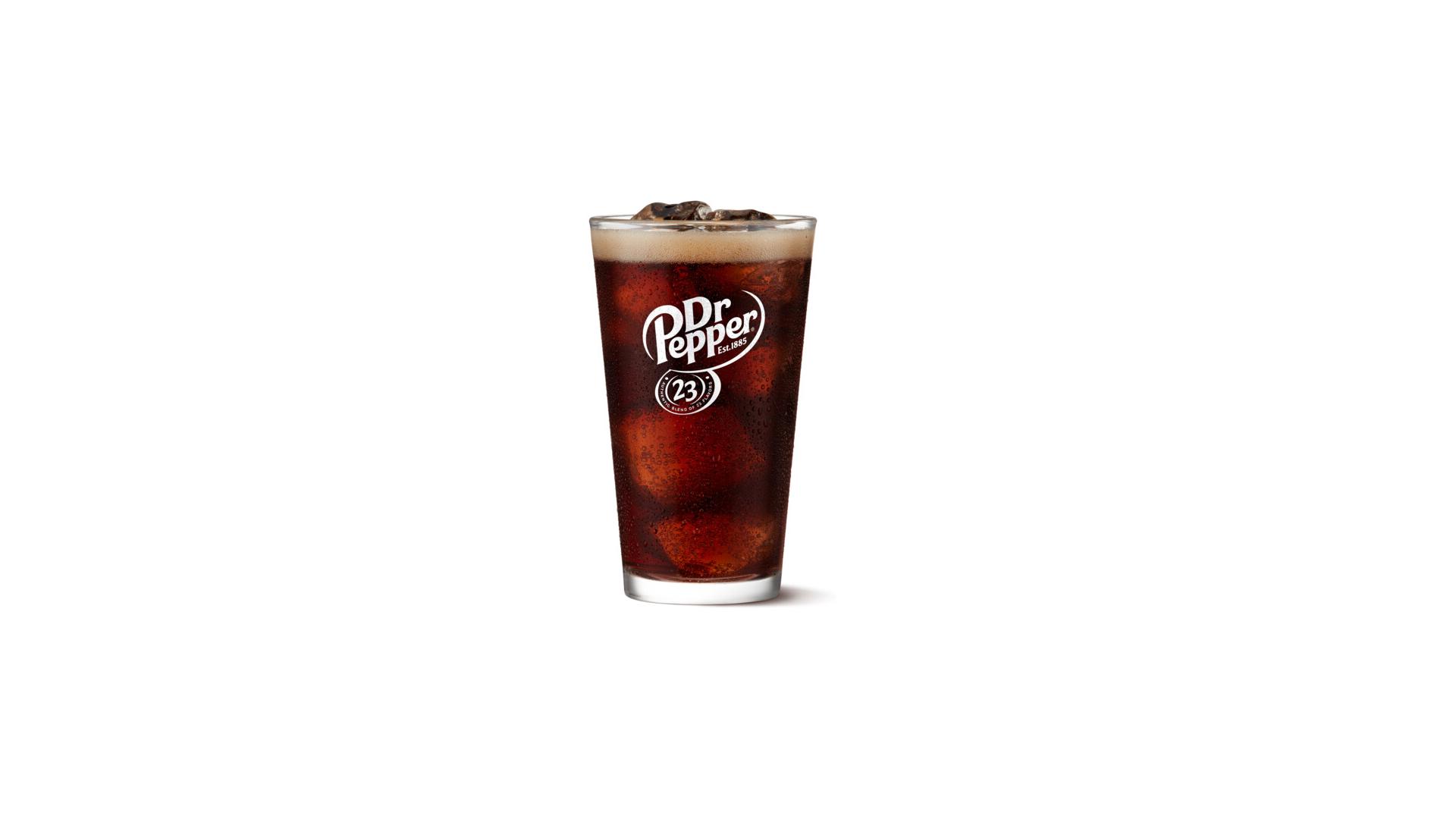 Dr Pepper Regular - Glass Fountain Cup