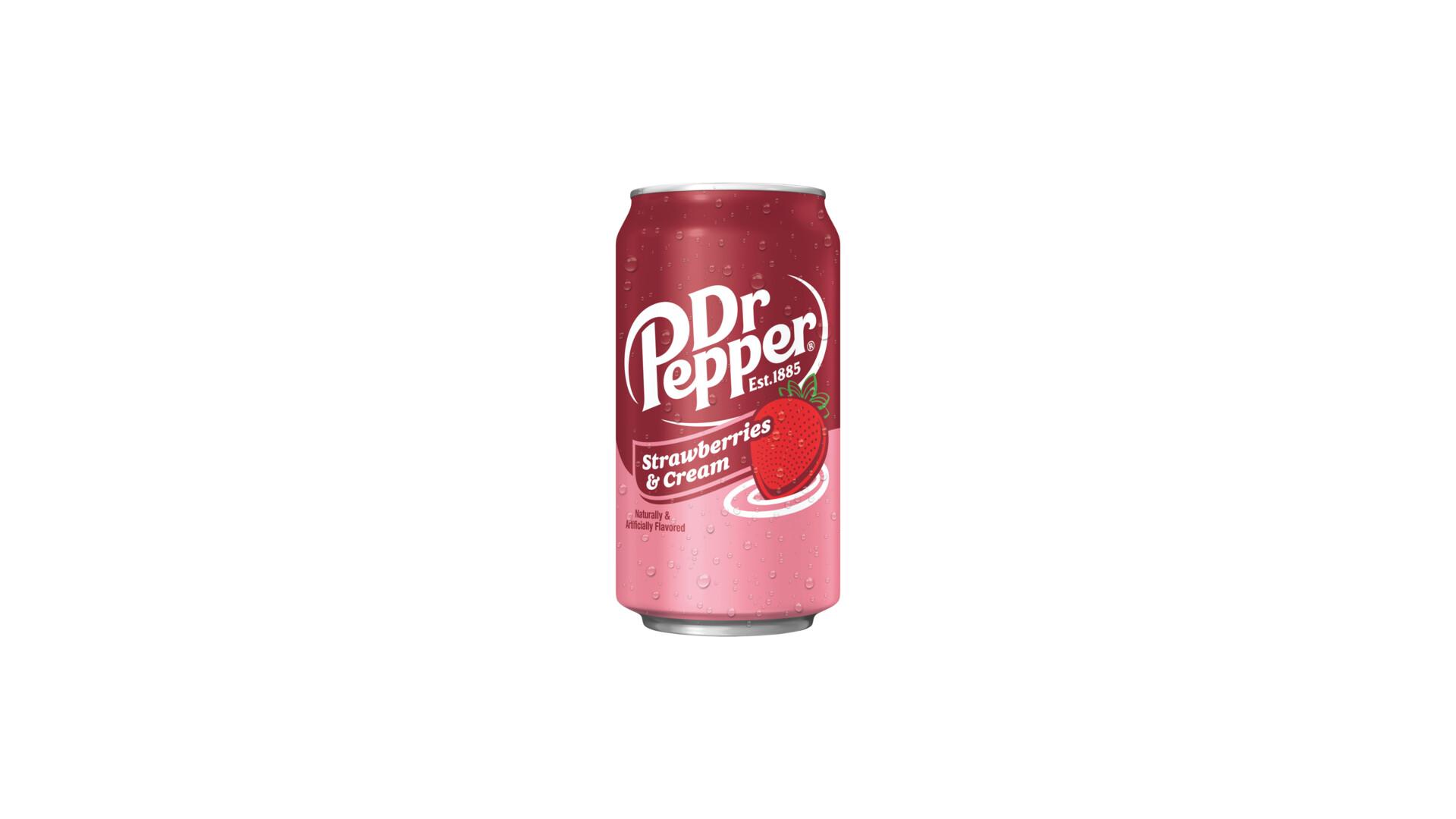 Dr Pepper Strawberries And Cream - 12 oz Can