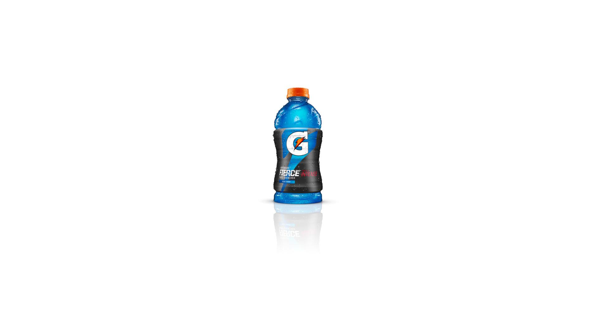 Gatorade Fierce Thirst Quencher Blue Cherry Bottle 28oz