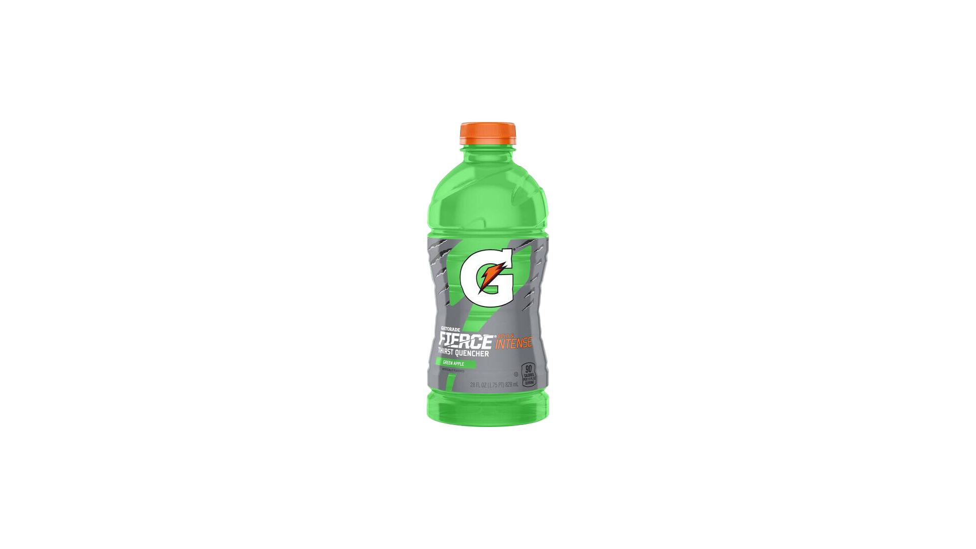 Gatorade Fierce Thirst Quencher Green Apple - 28 oz Bottle