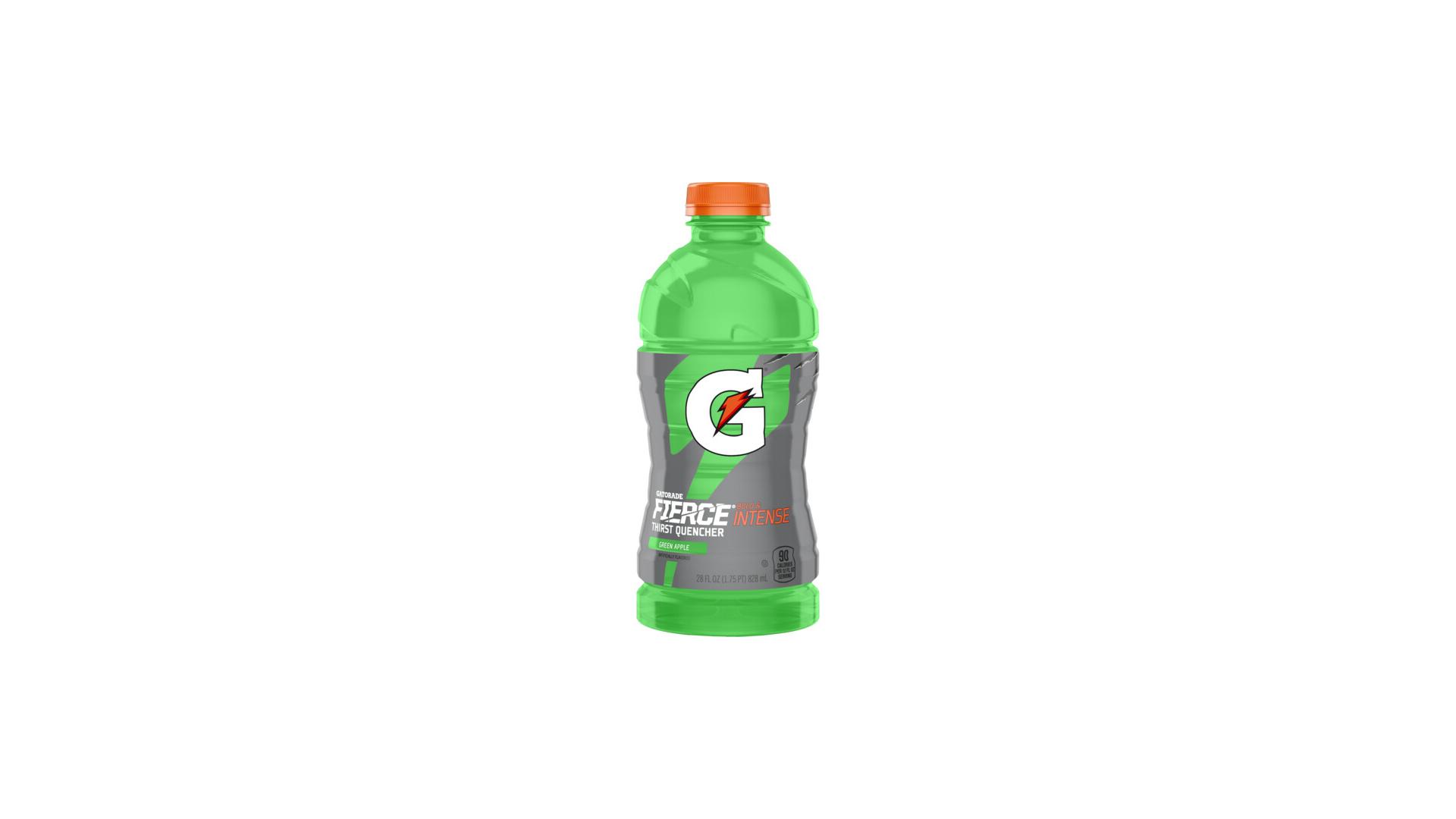 Gatorade Fierce Thirst Quencher Green Apple - 28 oz Bottle