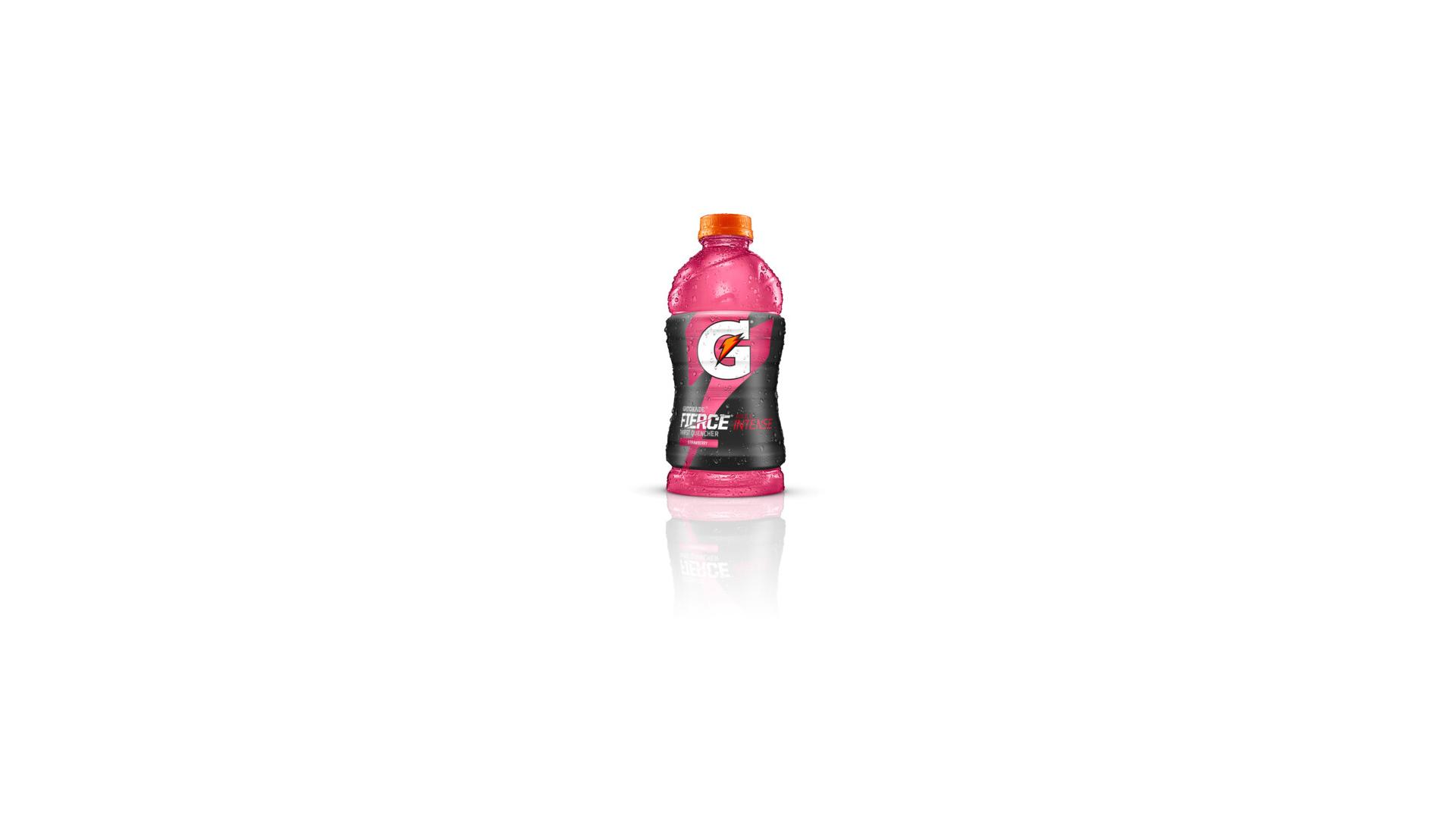 Gatorade Fierce Thirst Quencher Strawberry Bottle 28oz