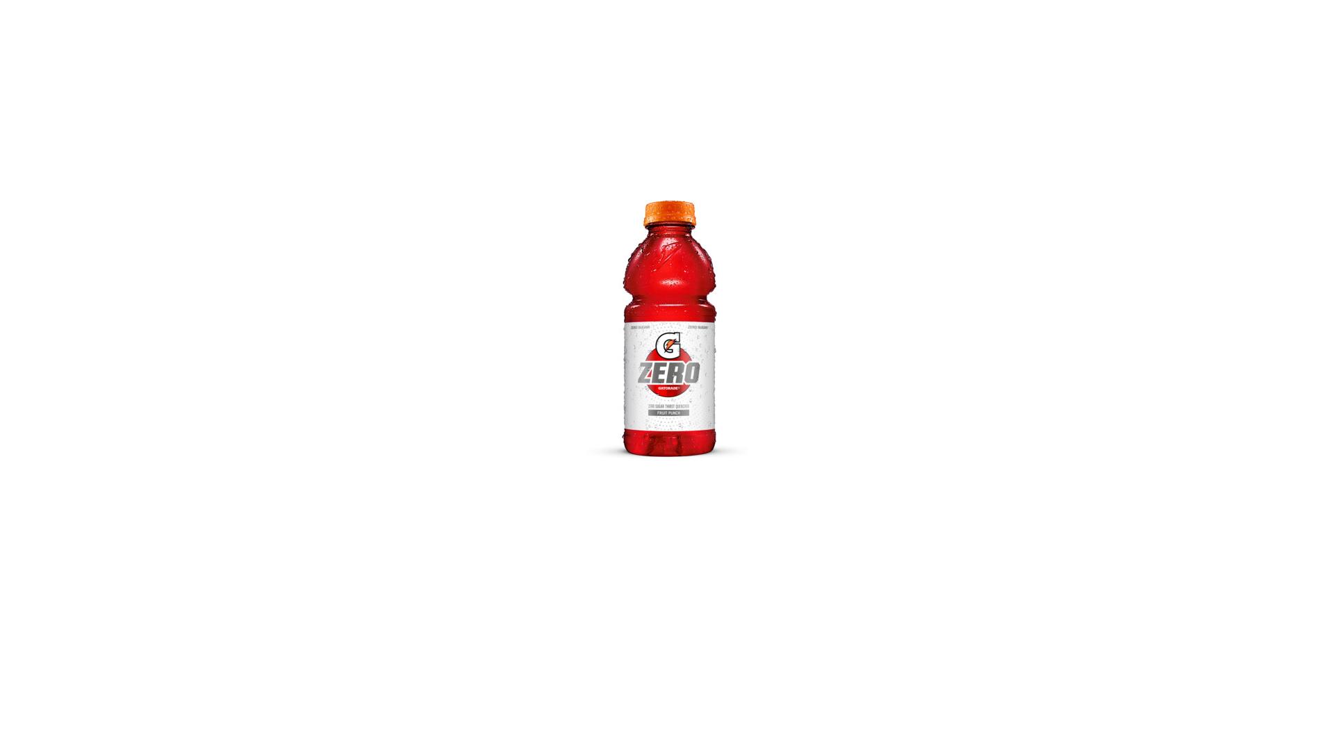 Gatorade G Zero Thirst Quencher Fruit Punch - 20 oz Bottle 