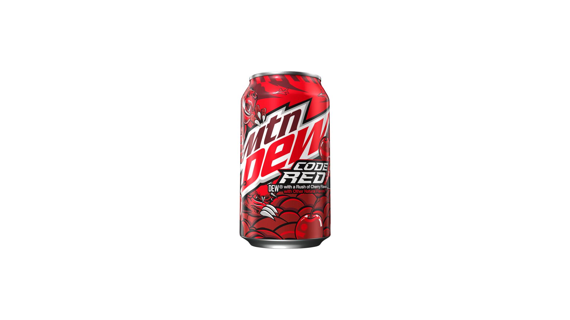 Mtn Dew Code Red Cherry - 12 oz Can