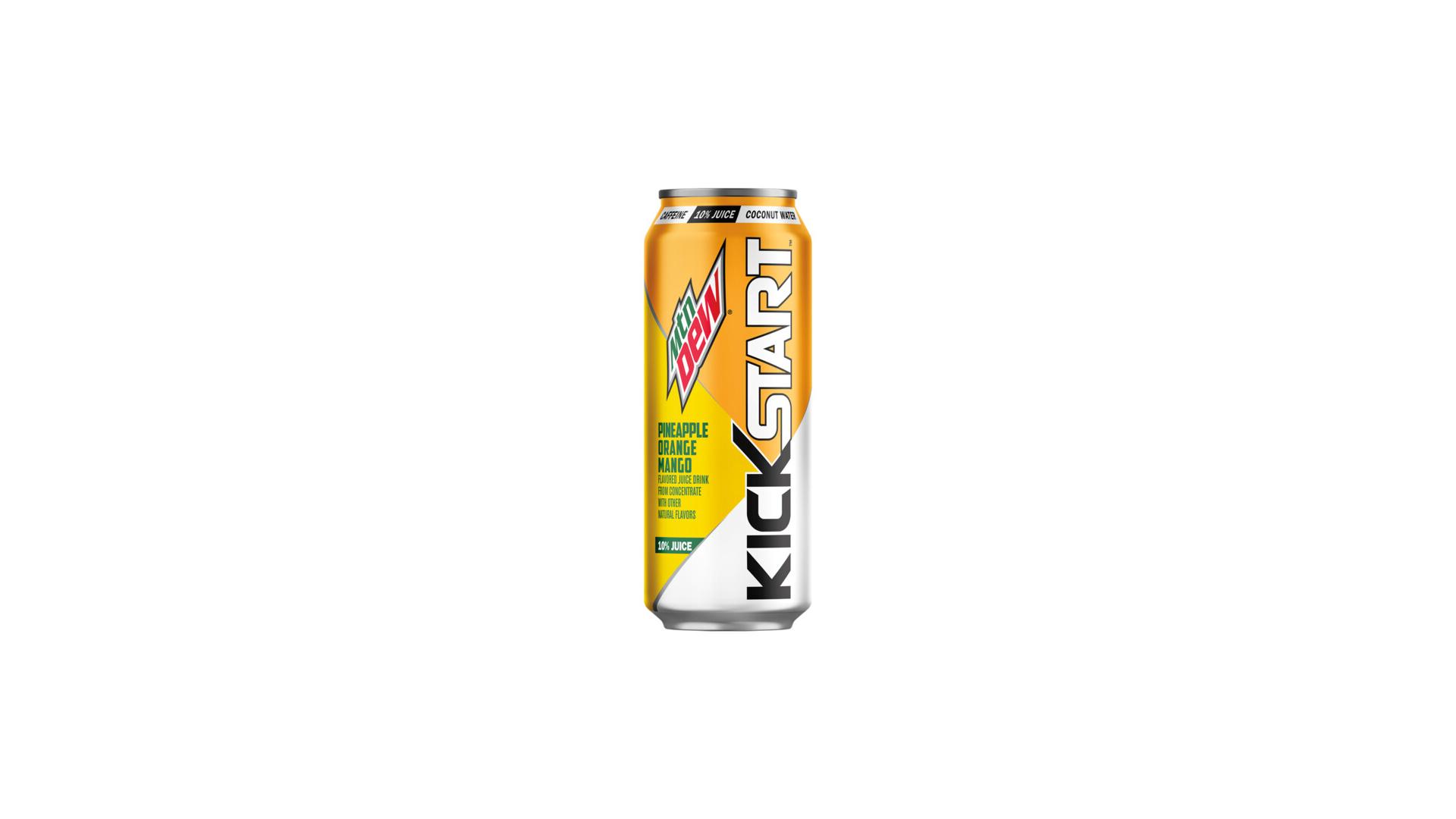 Mtn Dew Kickstart Pineapple Mango Orange - 16oz Can