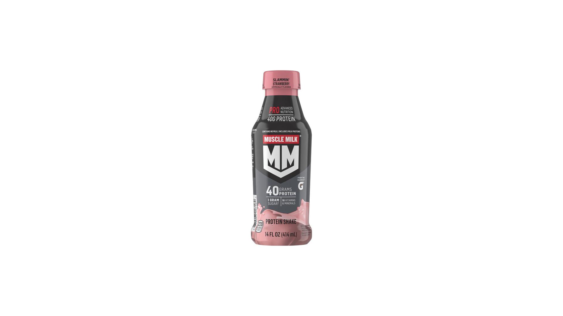 Muscle Milk Protein Shake Slammin Strawberry - 414 ml Bottle