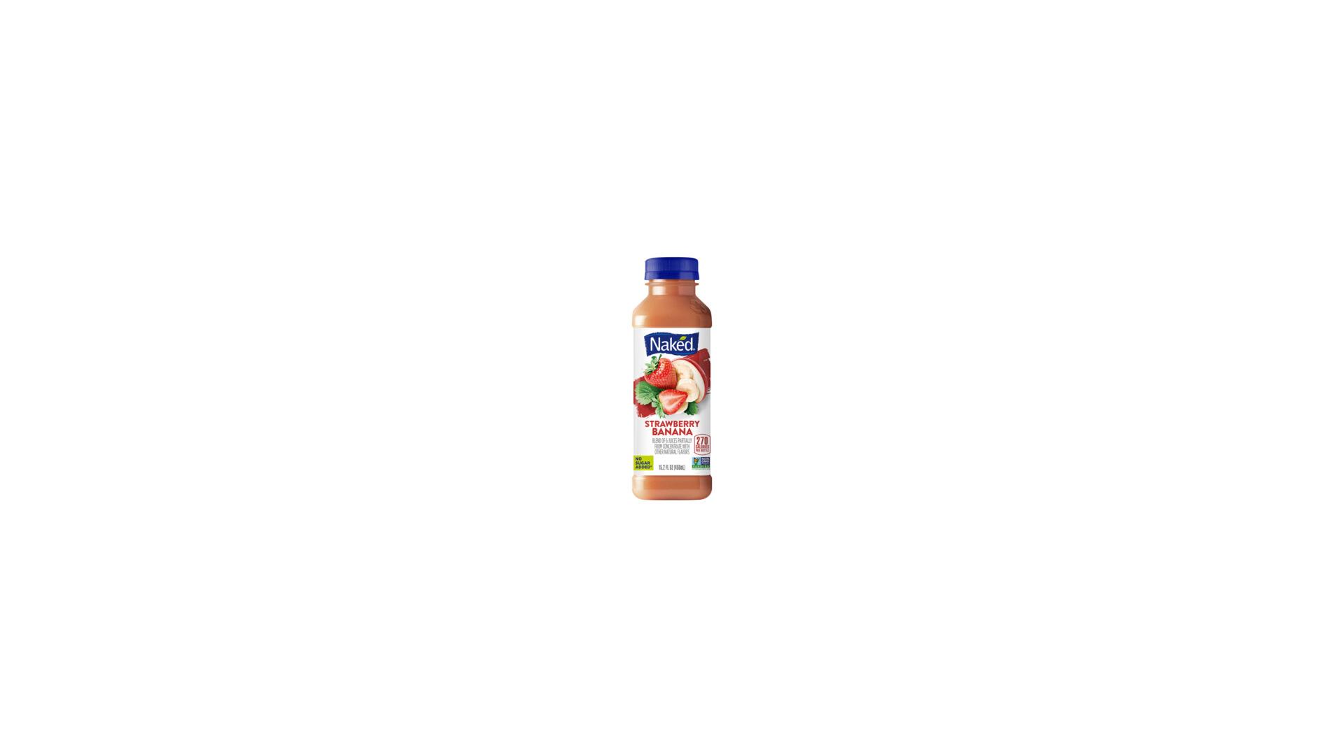 Naked Strawberry Banana Juice - 15.2 oz Bottle