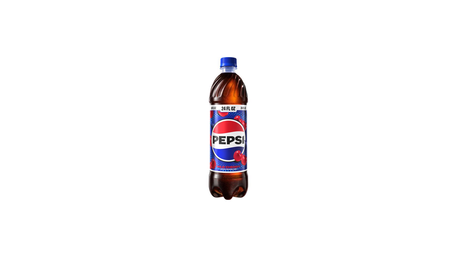 Pepsi Wild Cherry - 24 oz Bottle