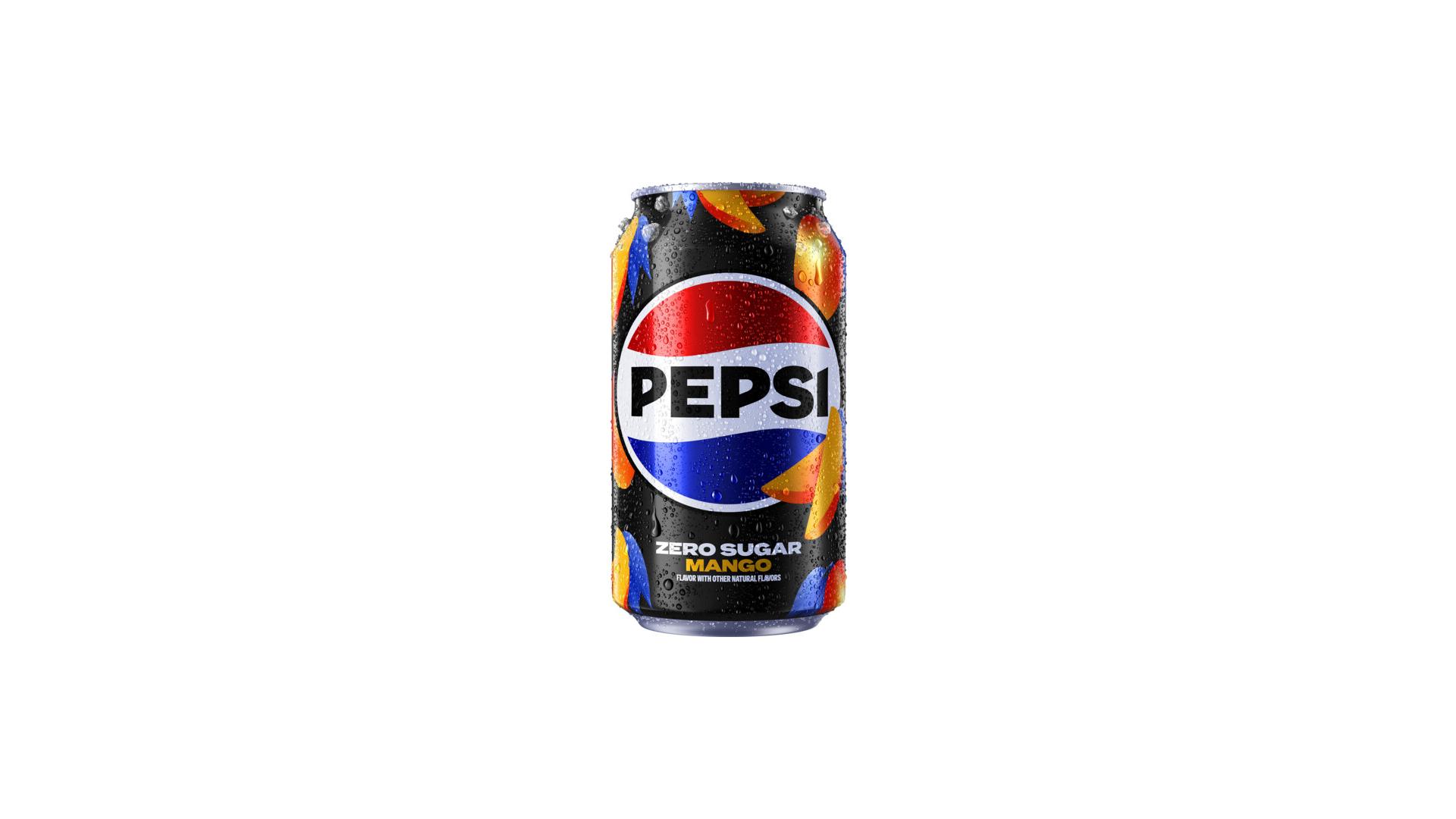 Pepsi Zero Sugar Mango - 12 oz Can Wet