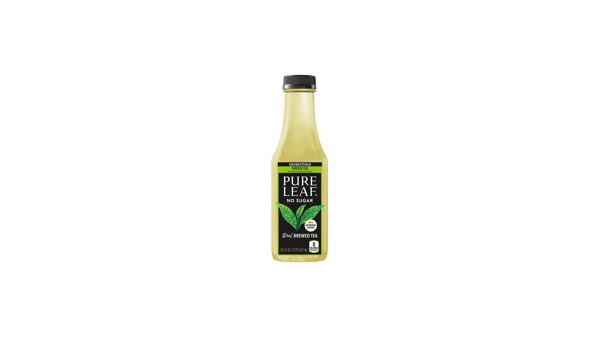 PureLeaf Unsweetened Green Tea - 18.5 oz Bottle