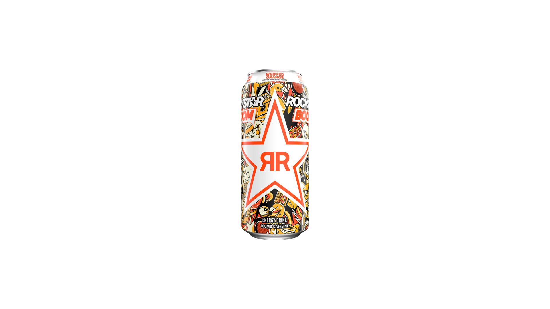 Rockstar Boom Whipped Orange - 16 oz Can