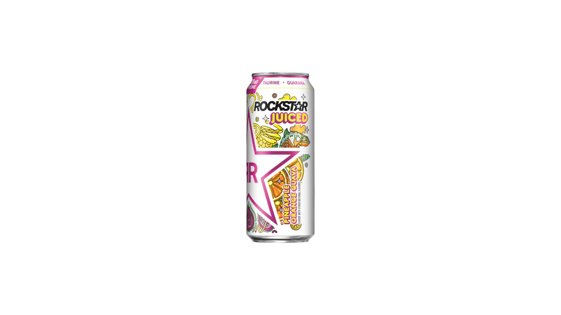 Rockstar Juiced Pineapple Orange Guava - 16 oz Can