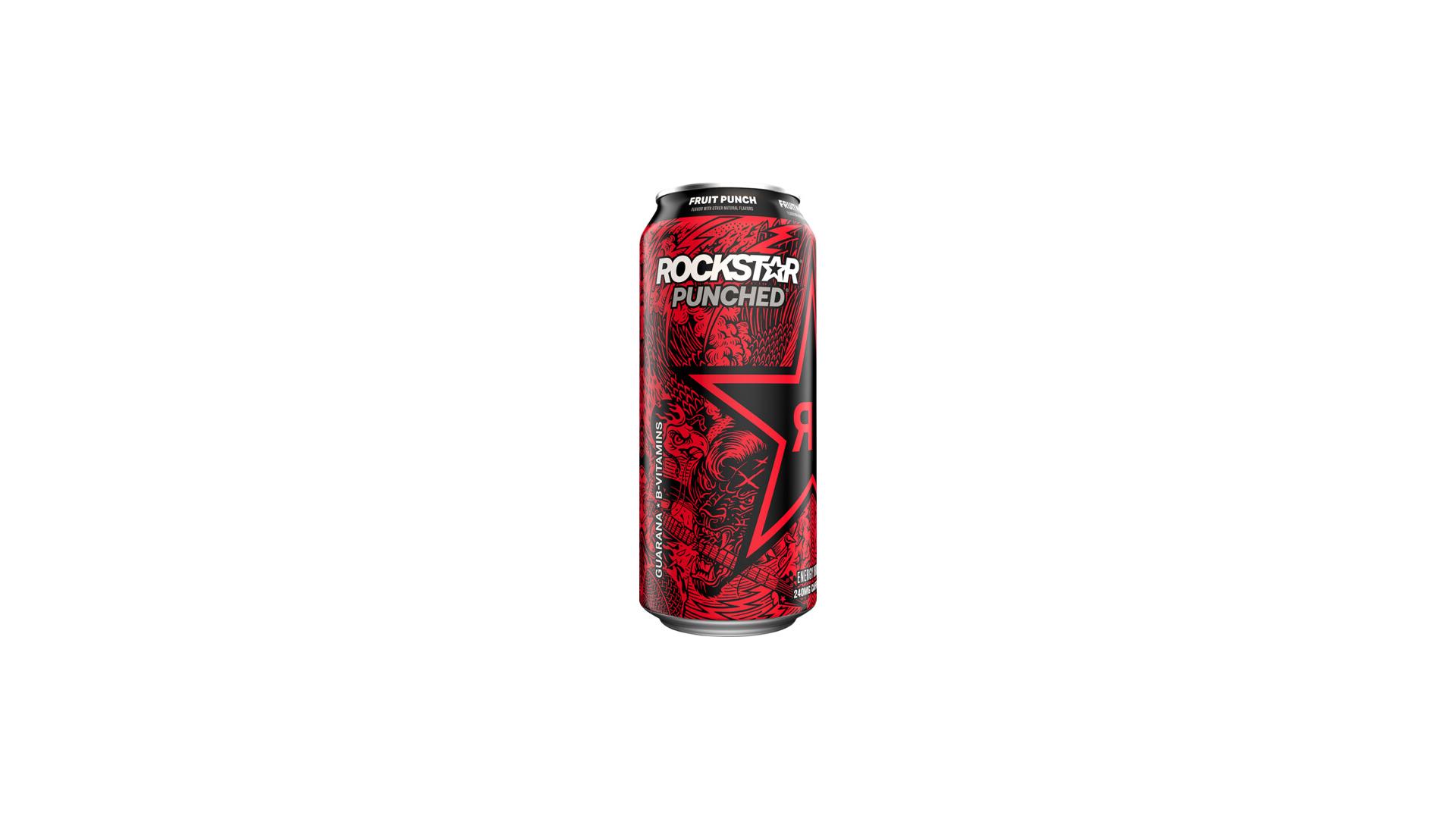 Rockstar Punched Fruit Punch - 16 oz Can