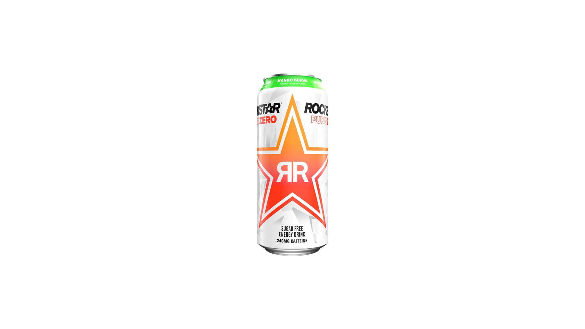 Rockstar Pure Zero Mango Guava - 16 oz Can