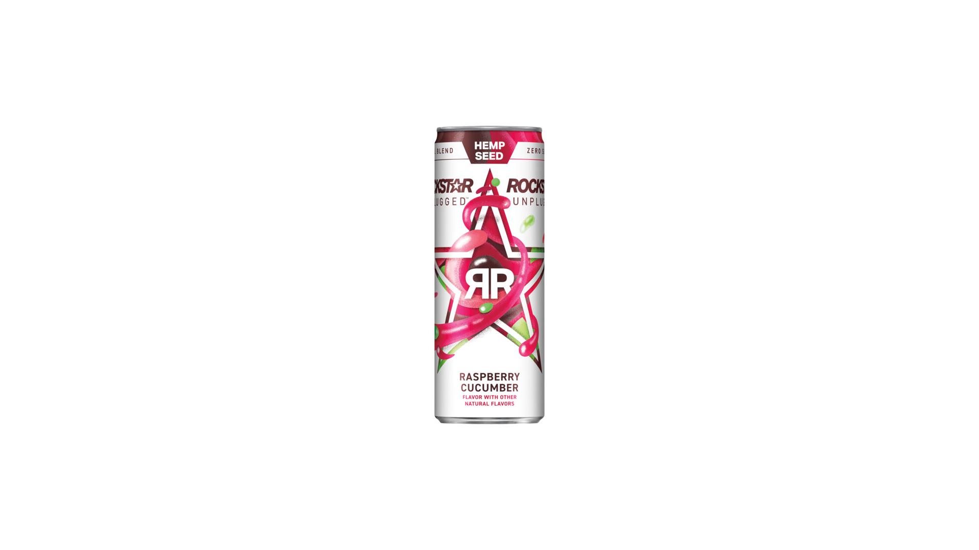 Rockstar Unplugged Raspberry Cucumber - 16 oz Can