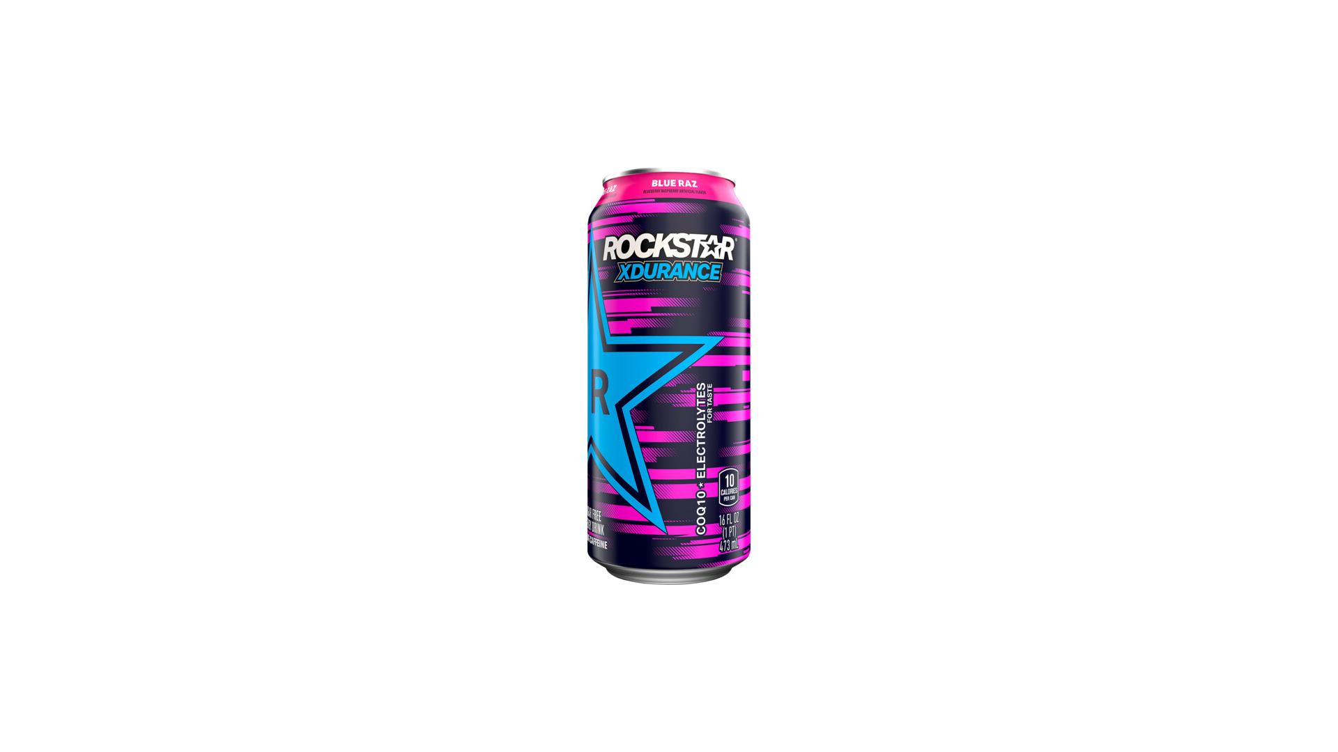 Rockstar Xdurance Blue Raz - 16 oz Can