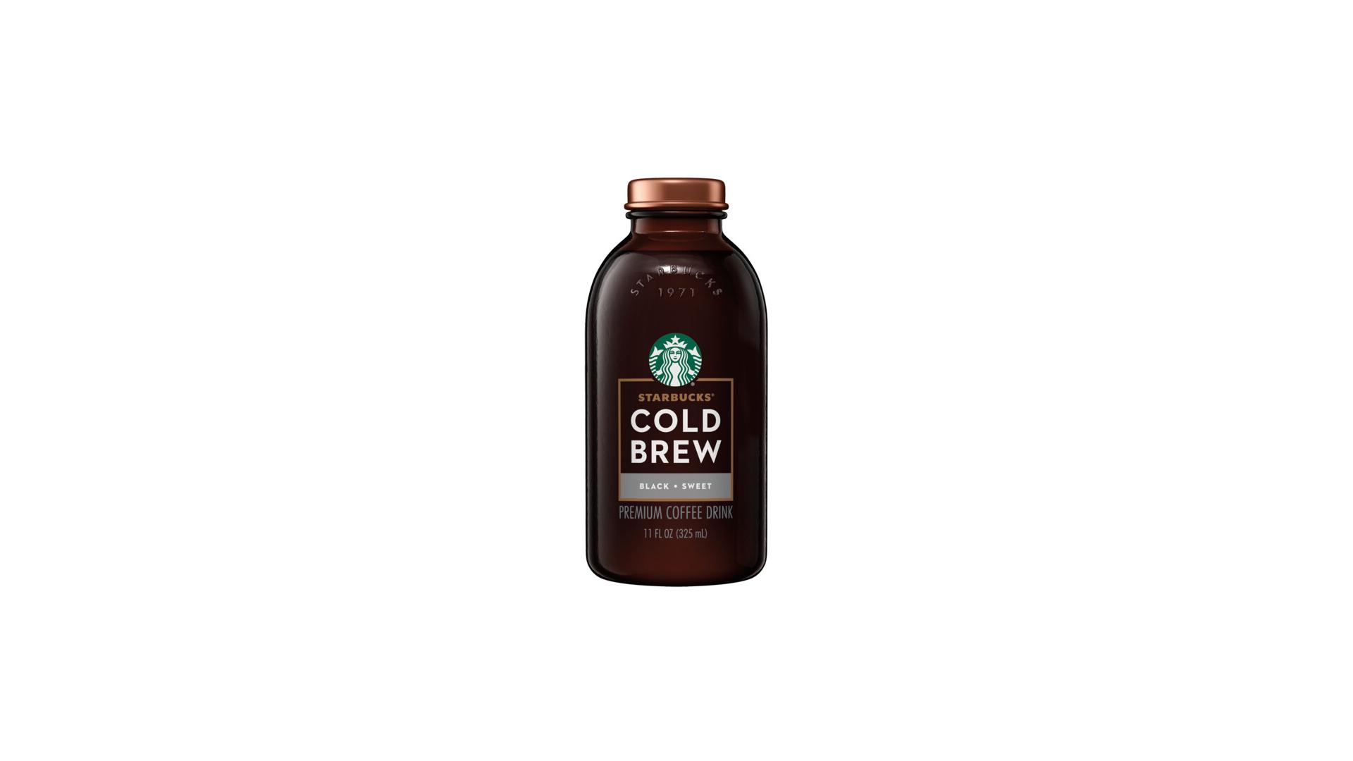 Starbucks Cold Brew Black and Sweet - 11 oz Bottle