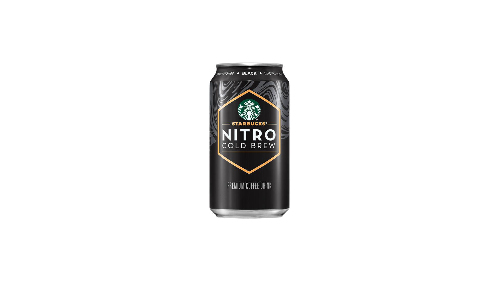 Starbucks Nitro Cold Brew Unsweetened Black - 9.6 oz Can