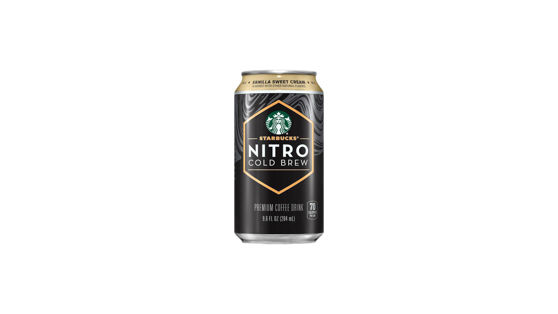 Strabucks Nitro Cold Brew Vanilla Sweet Cream - 9.6 oz Can