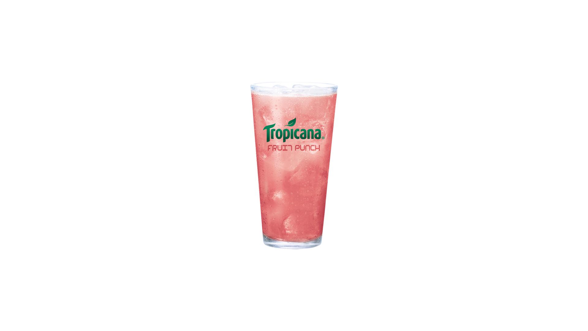 Tropicana Fruit Punch - Glass Fountain Cup