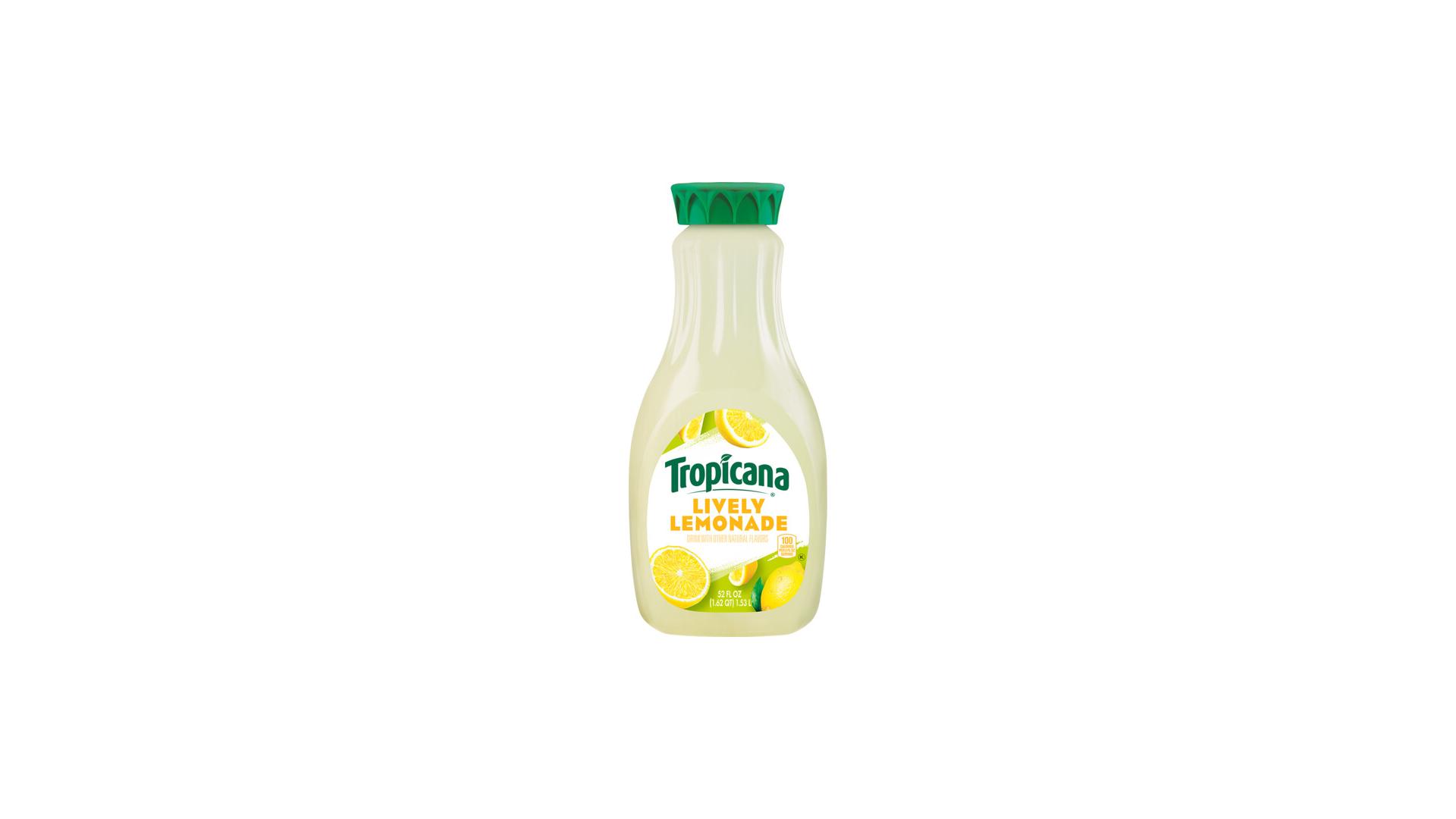 Tropicana Lively Lemonade - 52oz Bottle