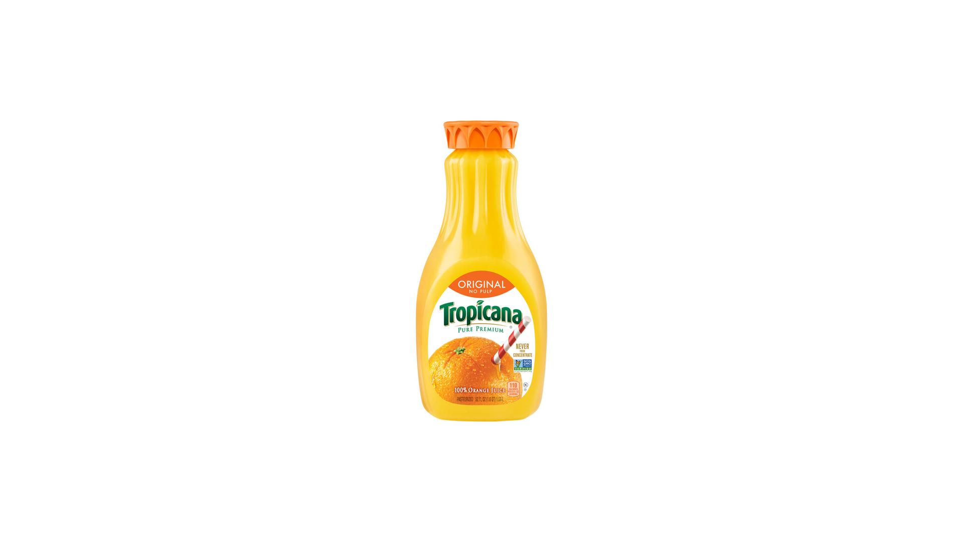 Tropicana Orignal No Pulp - 52oz Bottle