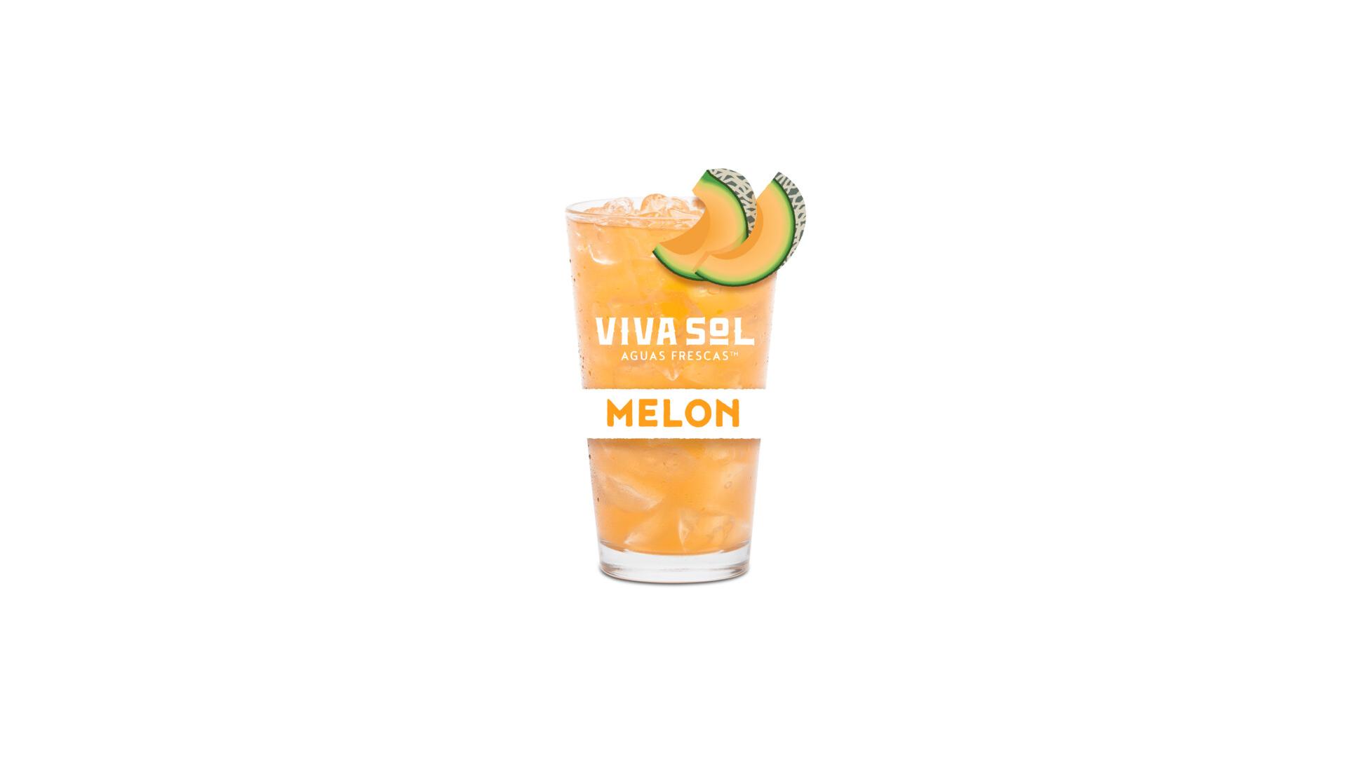 Viva Sol Melon - Glass Fountain Cup